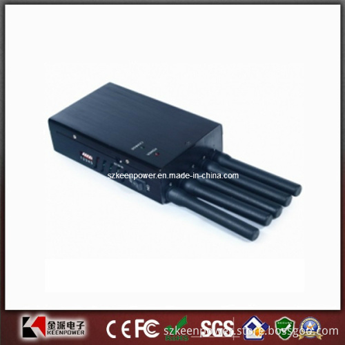 2014 New Handheld Five Bands 4G Lte Wimax Signal Jammer